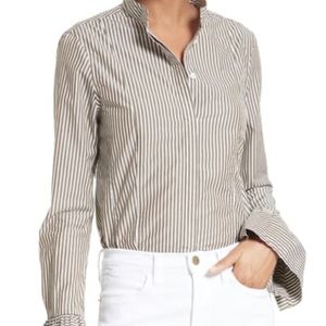 FRAME Amazing Bell-Sleeve Button Down Top!